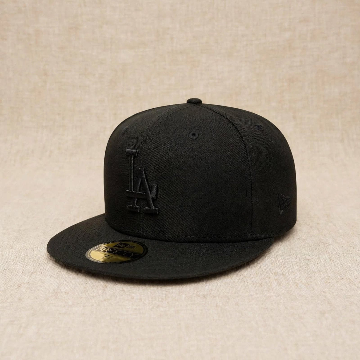 Cappello 59FIFTY Fitted LA Dodgers Black on Black 7 1/8
