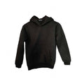 Felpa Hoodie Basic Nera "Core" – Cappuccio Unisex