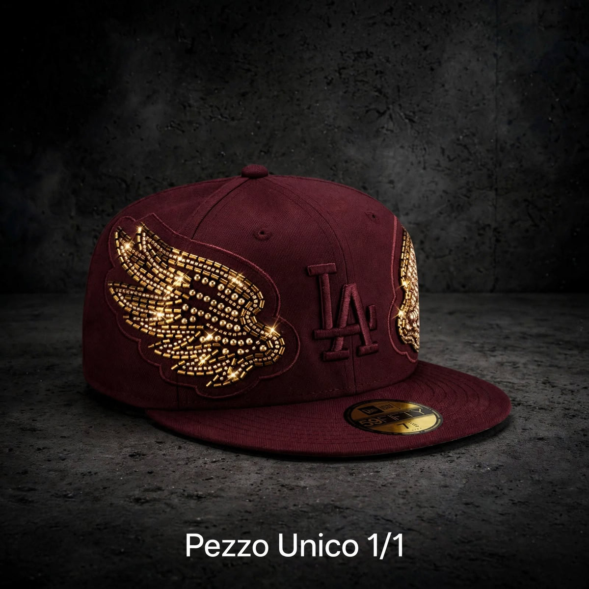 Cappello Ali di Angelo Bordeaux - Pezzo Unico 1/1