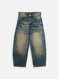 Jeans Baggy Vintage Wash "Dust" – Gamba Larga Unisex