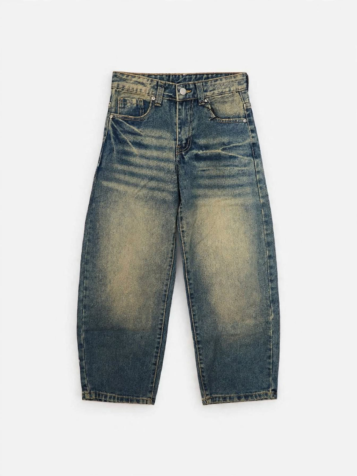 Jeans Baggy Vintage Wash "Dust" – Gamba Larga Unisex